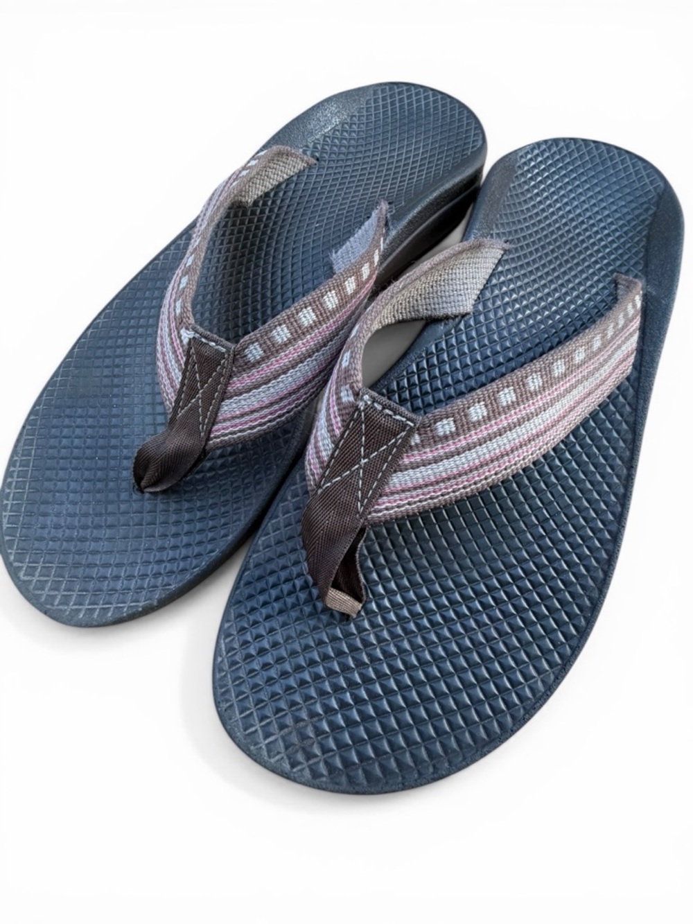 Chaco Flip Flops Womens Size 7 Brown Strap Comfort Sandals